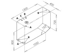 Serbatoio per acqua 345 l destro