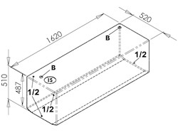 Serbatoio per acqua 350 l