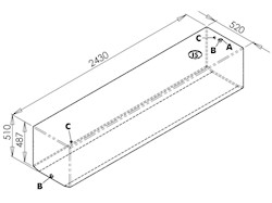 Serbatoio per acqua 600 l