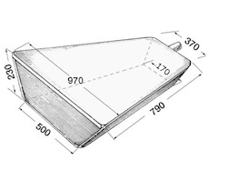 Serbatoio rigido per acqua