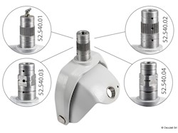 Ricambio forcella sterzo per piede poppiero Lato quadro 11mm