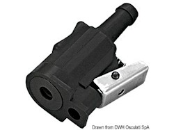 Innesto Yamaha femmina lato motore 10 mm