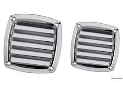 Griglia ABS 85x85 mm cromata