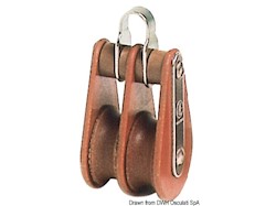 Bozzello Hye tufnol 2 pulegge TB 8x30