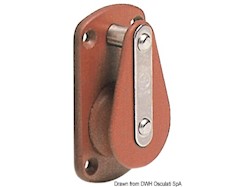 Bozzello Hye tufnol 1 pulegge LB 8x30