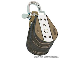 Bozzello sfere 2 pulegge grillo 6x22