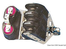 Bozzello sfere 3 pulegge strozzascotte 6x22