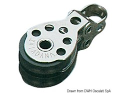 Bozzello 2 pulegge 6x25