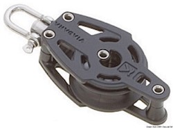 Bozzello 1 puleggia girevole bloccabile arricavo A