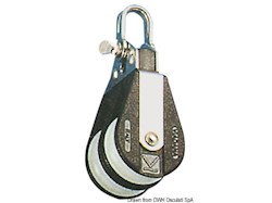 Bozzello 2 pulegge attacco fisso C