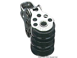 Microbozzello inox 3 pulegge 17x5