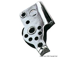 Bozzello inox 1 puleggia arricavo strozzatore 17x5