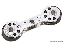 Microbozzello doppio in linea 17x5