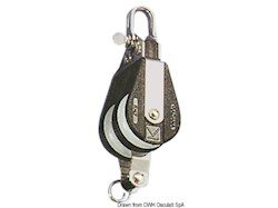 Bozzello Plastinox 2 pulegge grillo arricavo 10x45