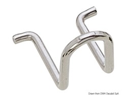 Ponticello in acciaio inox anteriore basso