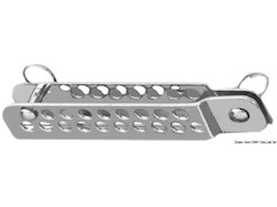 Landa piegata con doppia foratura