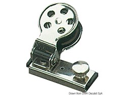 Passascotte con bozzello per rotaia 25/26 mm