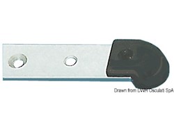 Terminale rotaia 25 mm