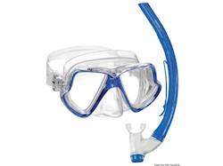 Set maschera e boccaglio PVC adulto