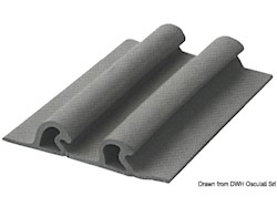 Profilo paraspruzzi doppio in EPDM