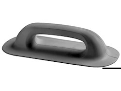 Maniglia/bitta 284x116 mm grigio scuro RAL 7012