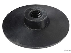 Porta bandiera diritto in EPDM con filetto