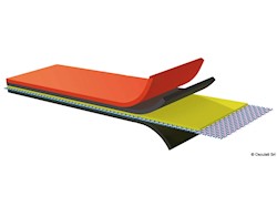 Tessuto per gommoni grigio nettuno