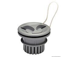 Valvola con cordino esterno e filtro a calza