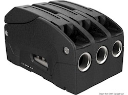 Stopper D1 triplo per cime 6-8 mm