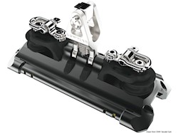 Carrello randa 1 supporto verticale pulegge doppie con arricavo