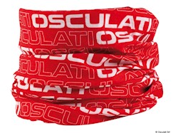 Bandana microfibra Osculati, stampa sublim. Rosso