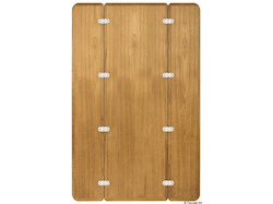 Tavolo teak pieghevole senza bordo 125x80