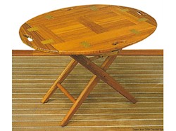 Tavolo ripiegabile in teak 85x60x53h