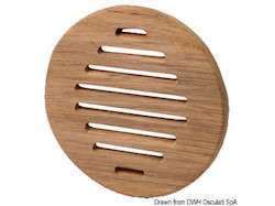 Frontalino protezione teak Ø 150 mm