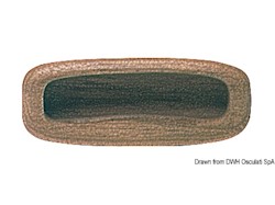 Maniglia per antina o porta ovalizzata ARC