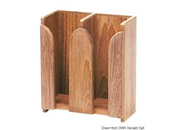 Porta tazze teak 212x103x250 mm