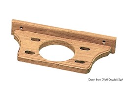 Porta bicchiere teak 206x89x37 mm