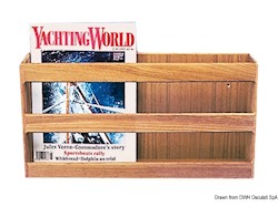 Porta libri teak 375x190x200 mm