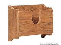 Porta binocolo teak 250x95x200 mm