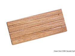 Pedana teak 215x82 mm