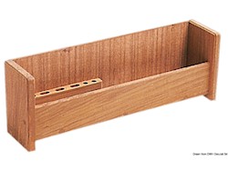 Porta strumenti teak 435x100x150 mm
