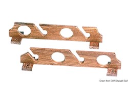 Portacanne teak 4 posti