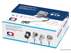 Box doccia New Edge cromato tubo inox 2,5 m