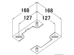 Sedile imbottito rivestito con flip up H51 RAL9010