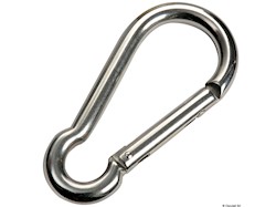 Moschettone inox senza sporgenza 5 mm