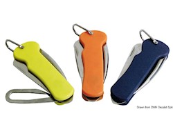 Coltello da mare manico blu