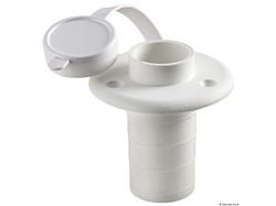 Basetta plastica bianca incasso piano 2 contatti