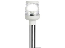 Asta Inox abbattibile 60 cm LED plastica bianca