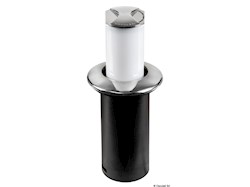 Luce da tavolo Aurora Compact ghiera tonda SS