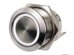 Interruttore FLAT inox ON-OFF 12/24 V rosso